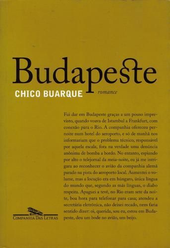 Livro - Budapeste Chico Buarque